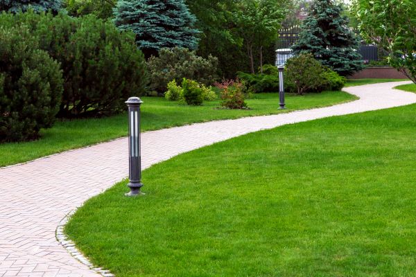 Backyard Sidewalk Installation in Riverton